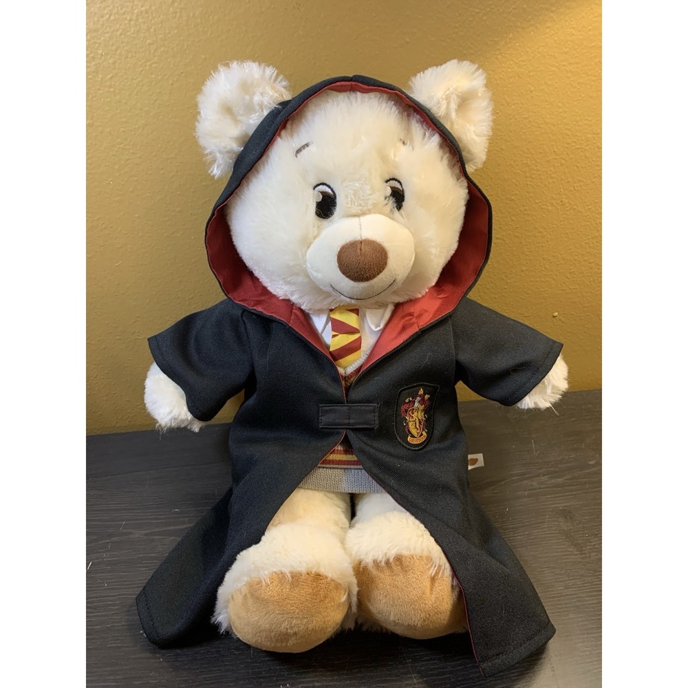 Build A Bear BAB Workshop Harry Potter Bear Gryffindor Costume Robe Tie